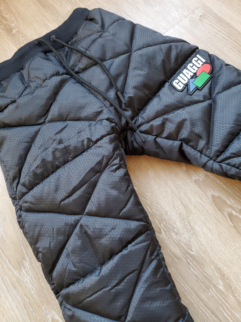 Kids Winter Games Puffer Pants - Black