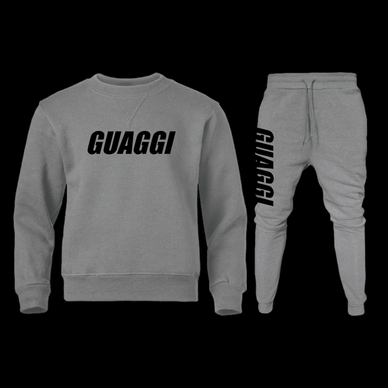 MOTION SWEATER SET - GREY BLACK